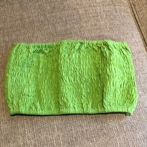 BATIK BALI Lime Green Bandeau Tube Top S/M